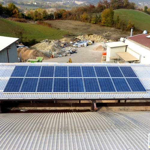 Impianti fotovoltaici per edifici ad utilizzo industriale